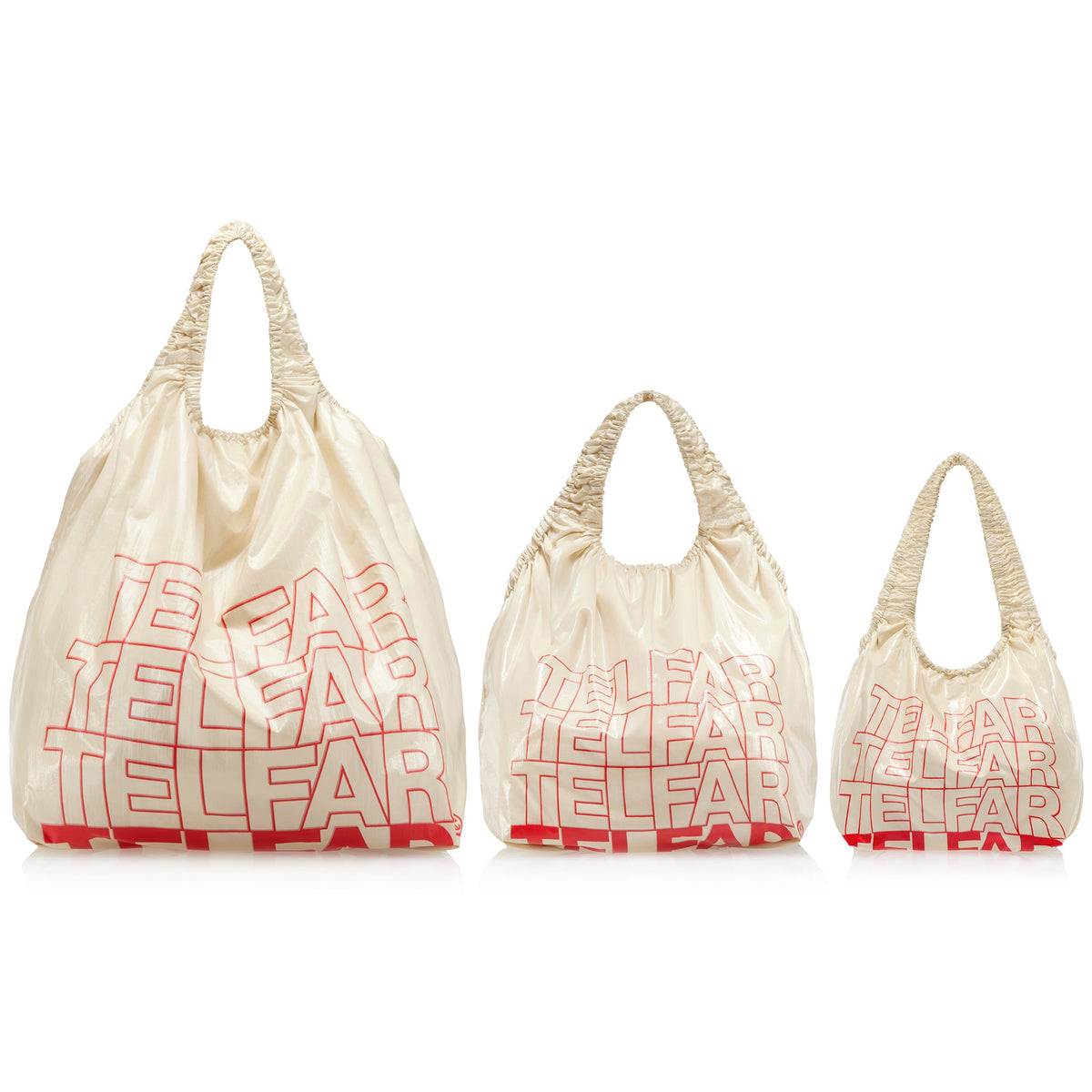 Regular Telfar Plastic Bag - Nude - Plastic Bags