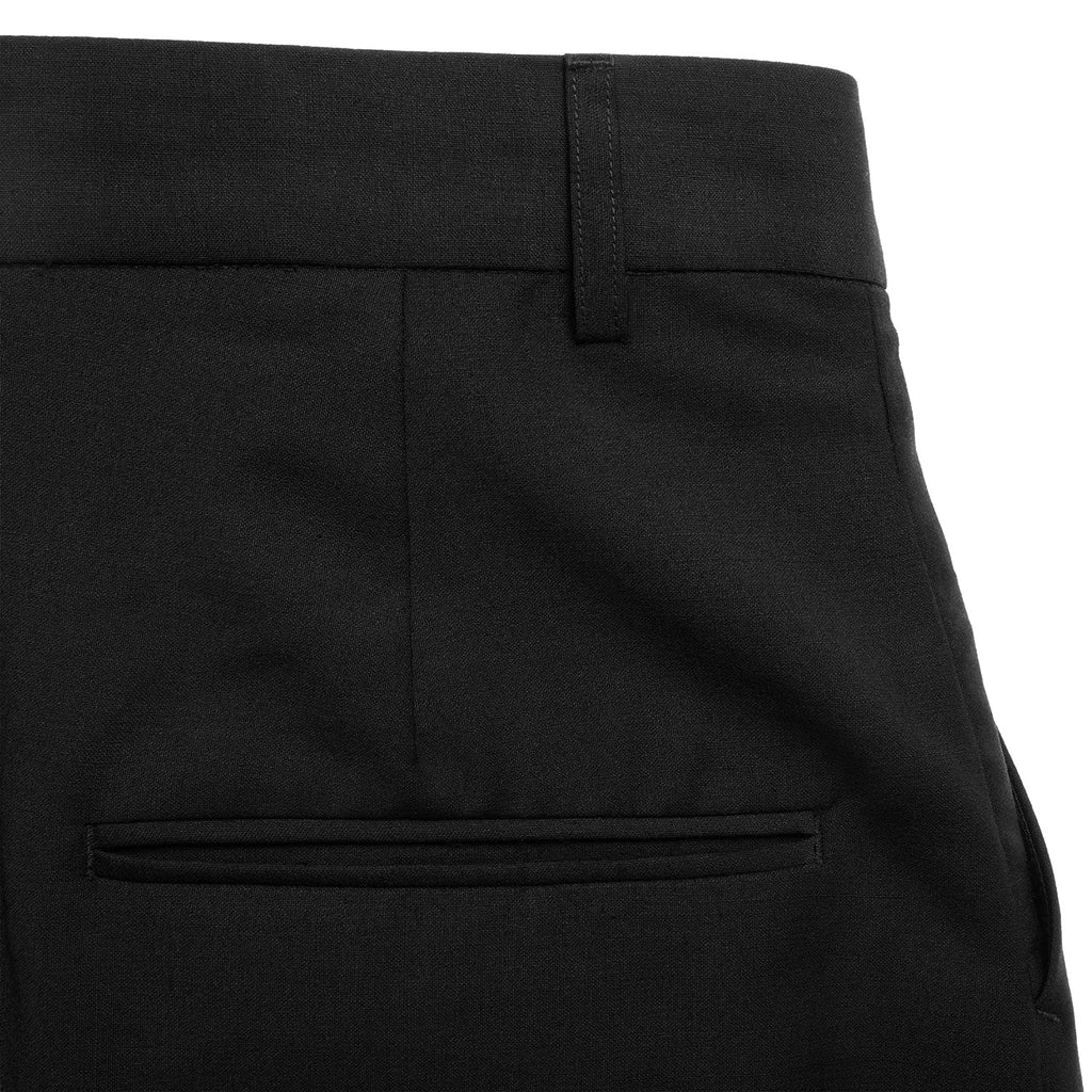 Pleated Wrap Short - Black - Pants & Shorts