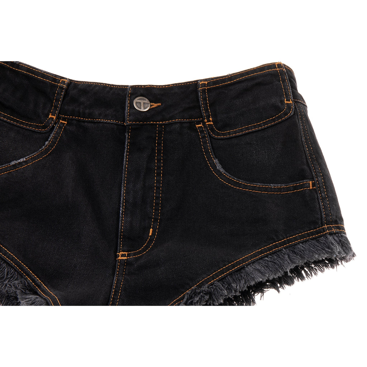 Poom Poom Jean Short - Black - Pants & Shorts