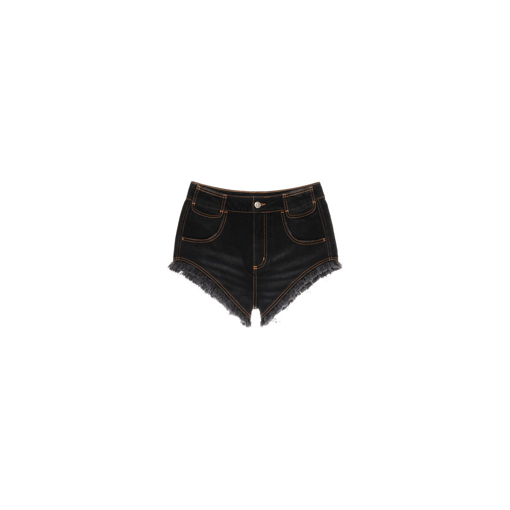 Poom Poom Jean Short - Black - Pants & Shorts
