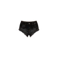 Poom Poom Jean Short - Distressed Black - Pants & Shorts