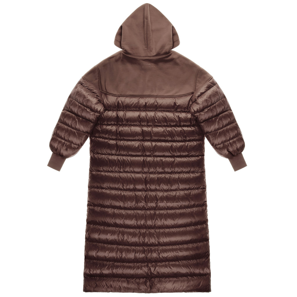 Puff Hoodie Coat - Chocolate - Sweaters & Hoodies