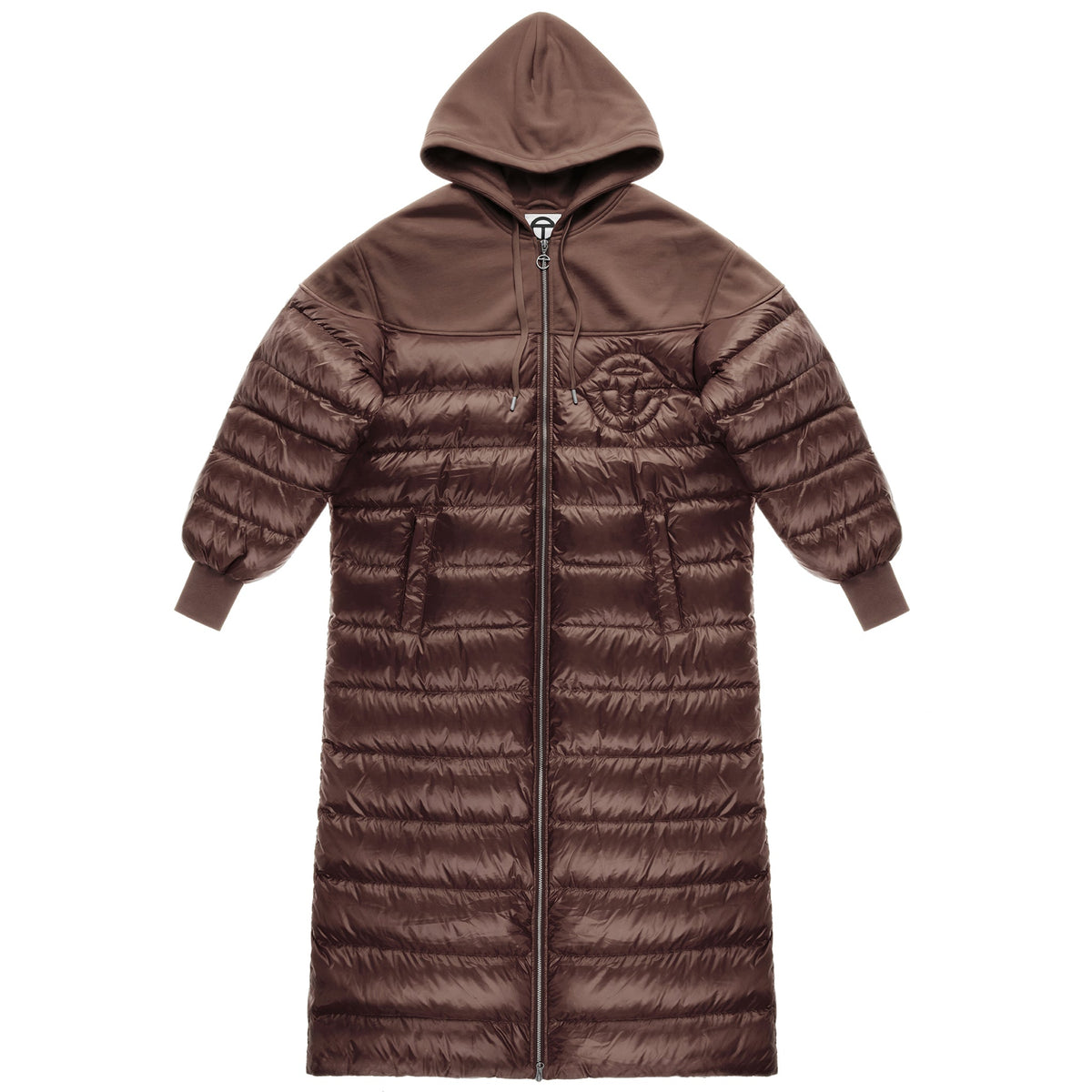 Puff Hoodie Coat - Chocolate - Sweaters & Hoodies