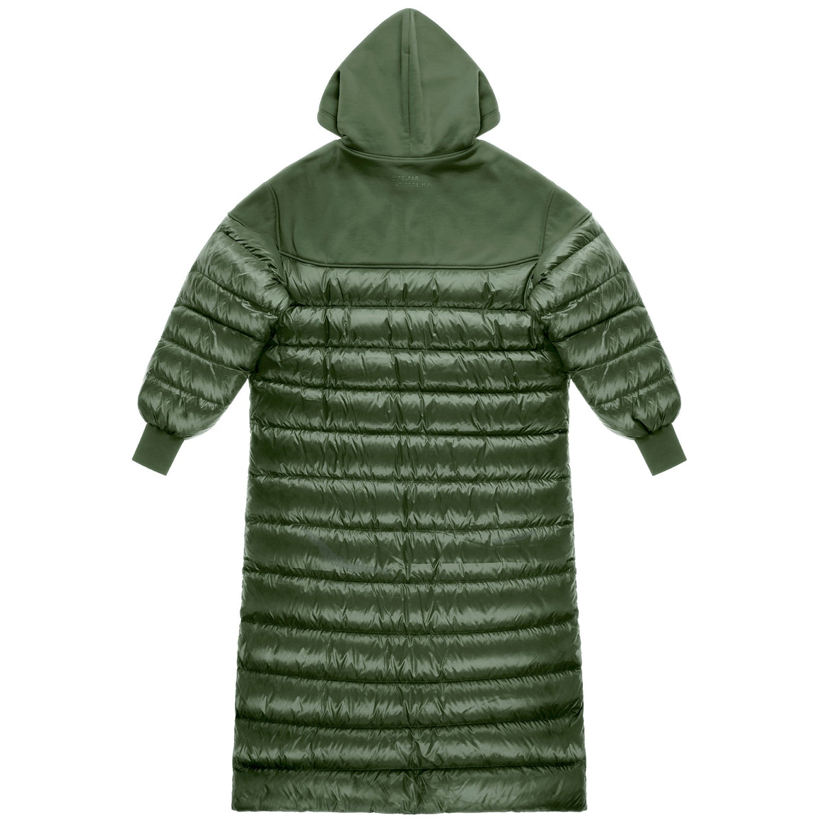 Puff Hoodie Coat - Green - Sweaters & Hoodies