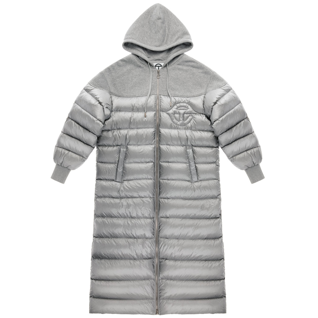 Puff Hoodie Coat - Grey - Sweaters & Hoodies