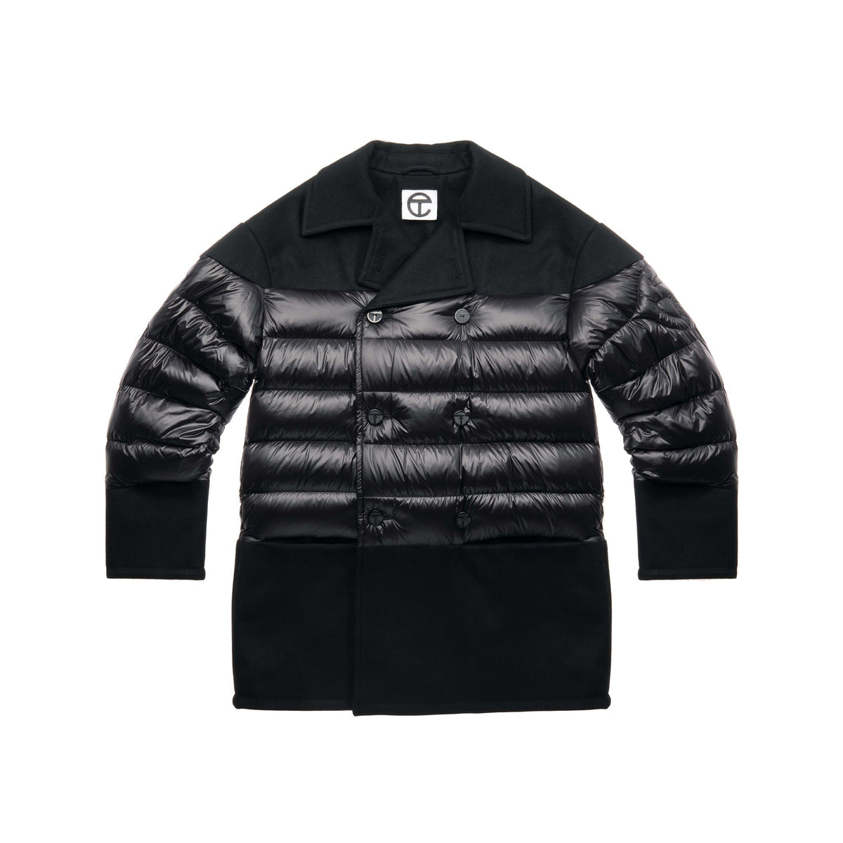 Puff Peacoat - Black - Tops & T-Shirts