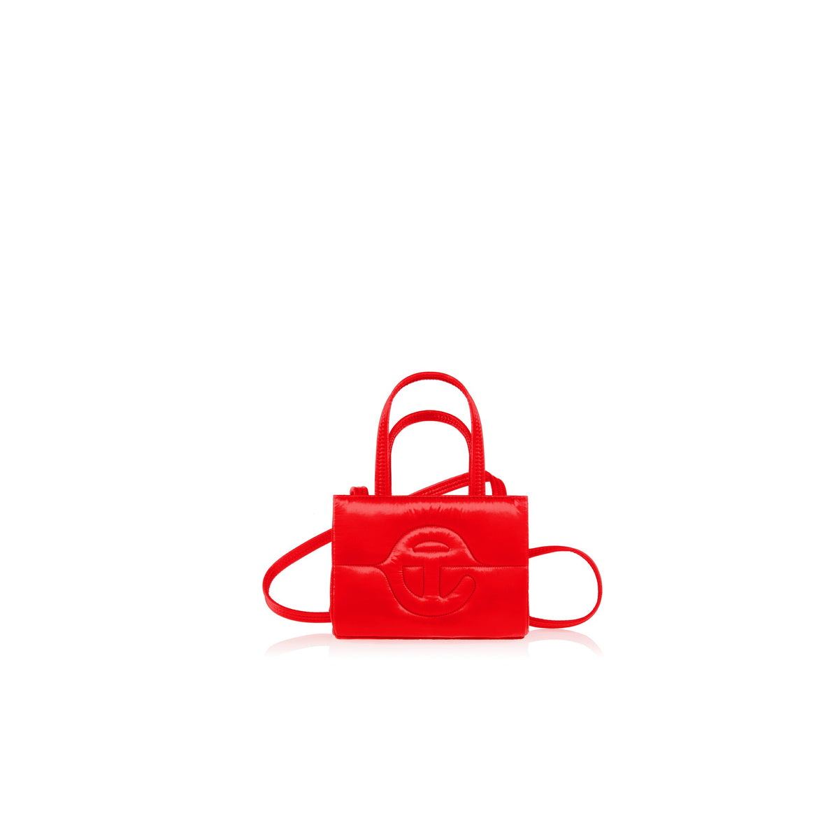 Small Puff Shopper - Red - Shopping Bags & Shoppers