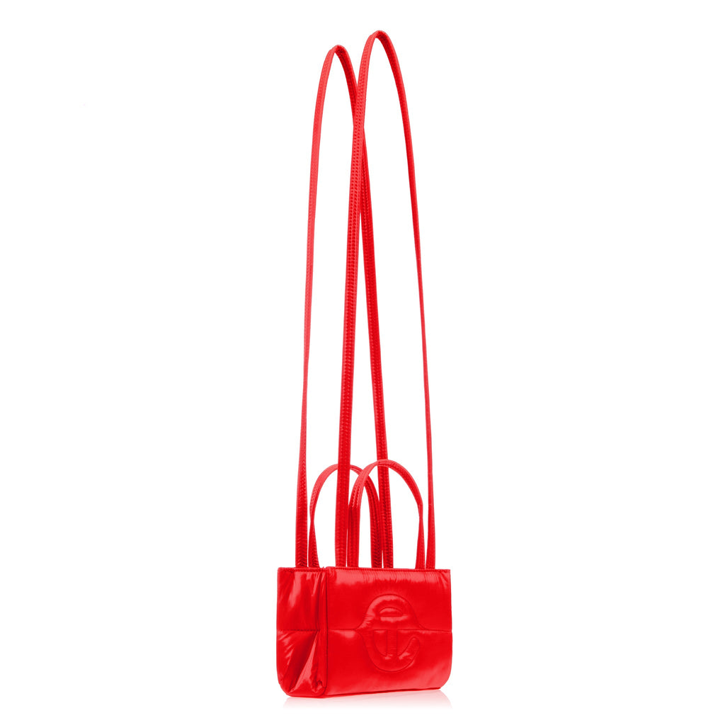 Small Puff Shopper - Red - Shopping Bags & Shoppers
