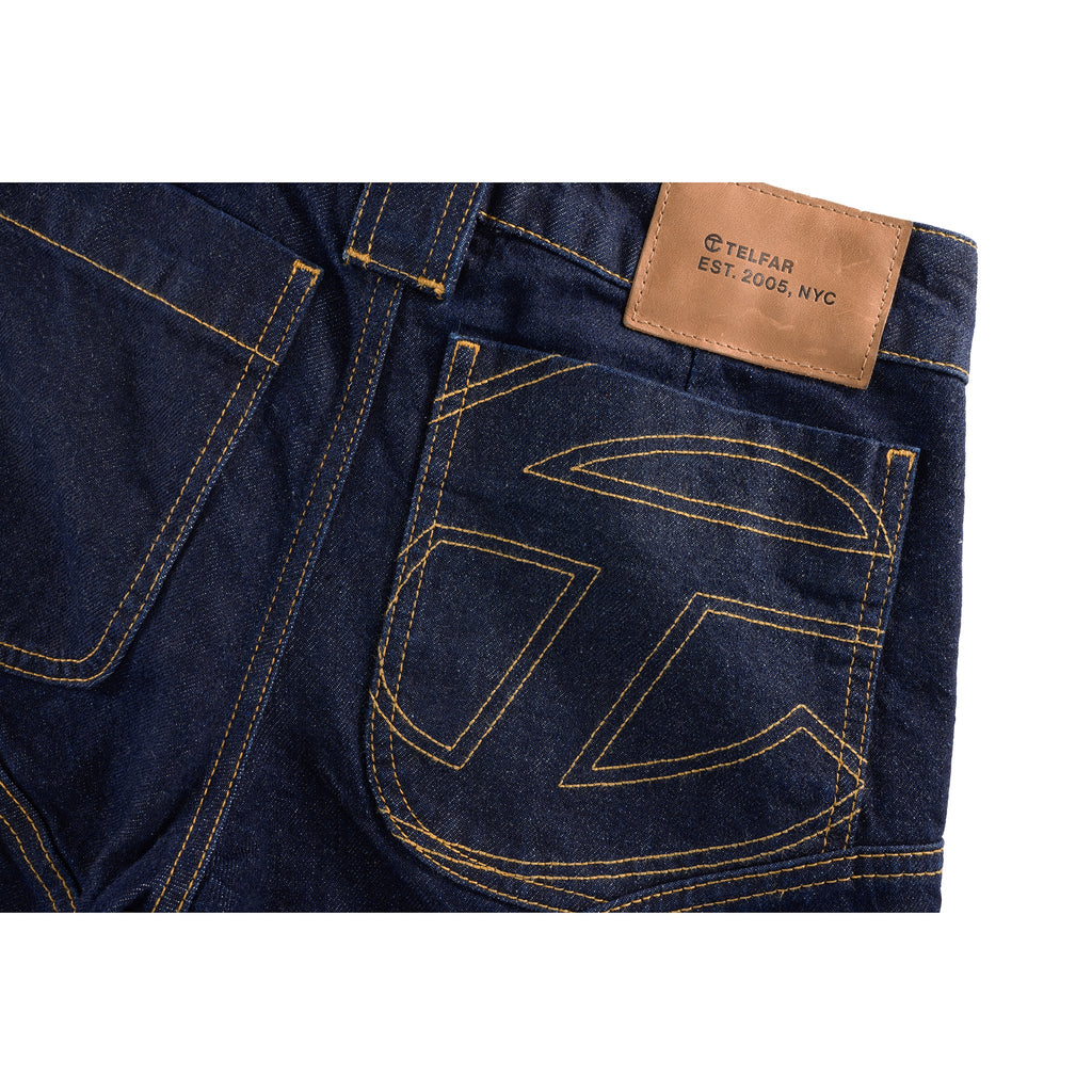 Raw Bell Bottom Jean - Blue - Pants & Shorts