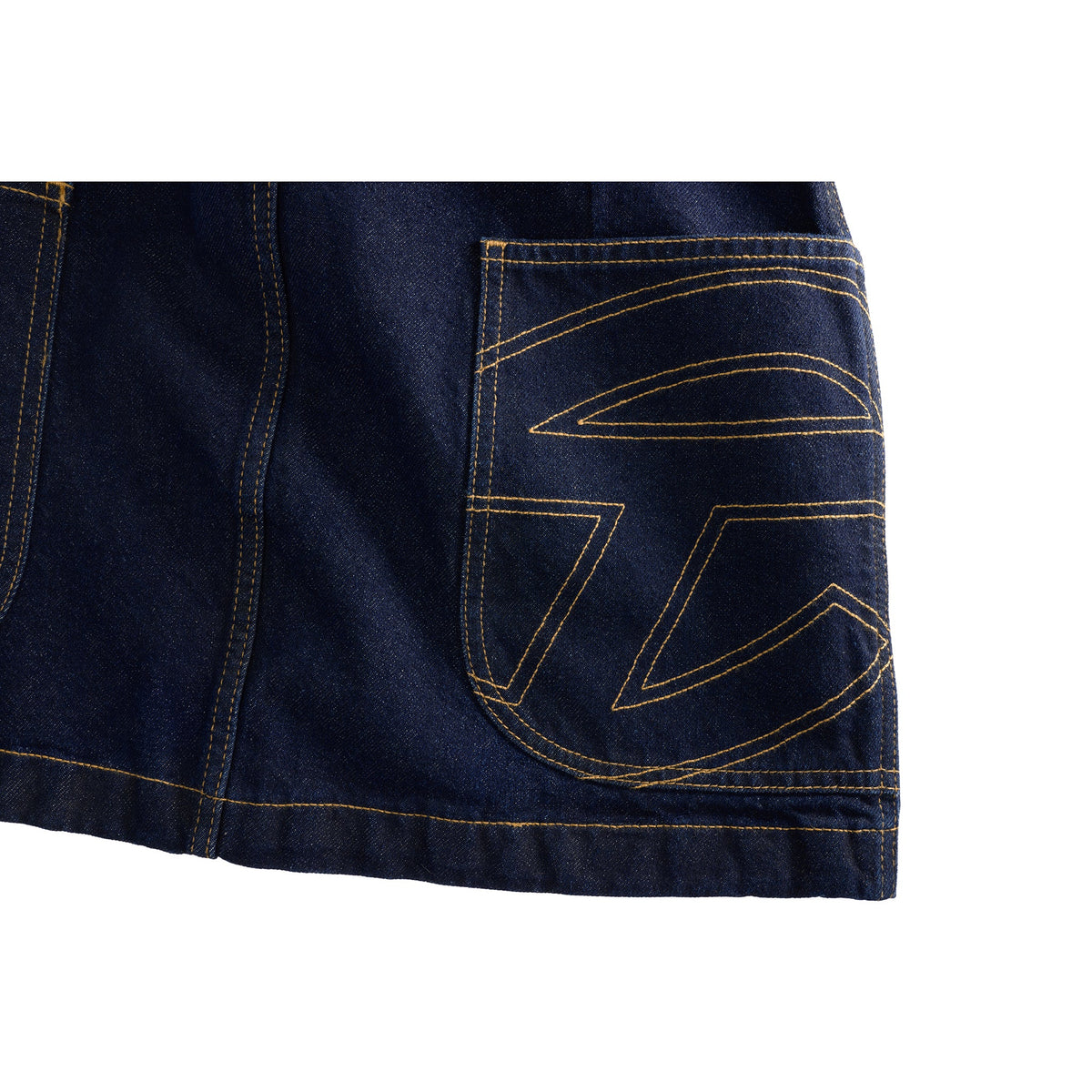 Raw Short Jean Skirt - Blue - Dresses & Skirts