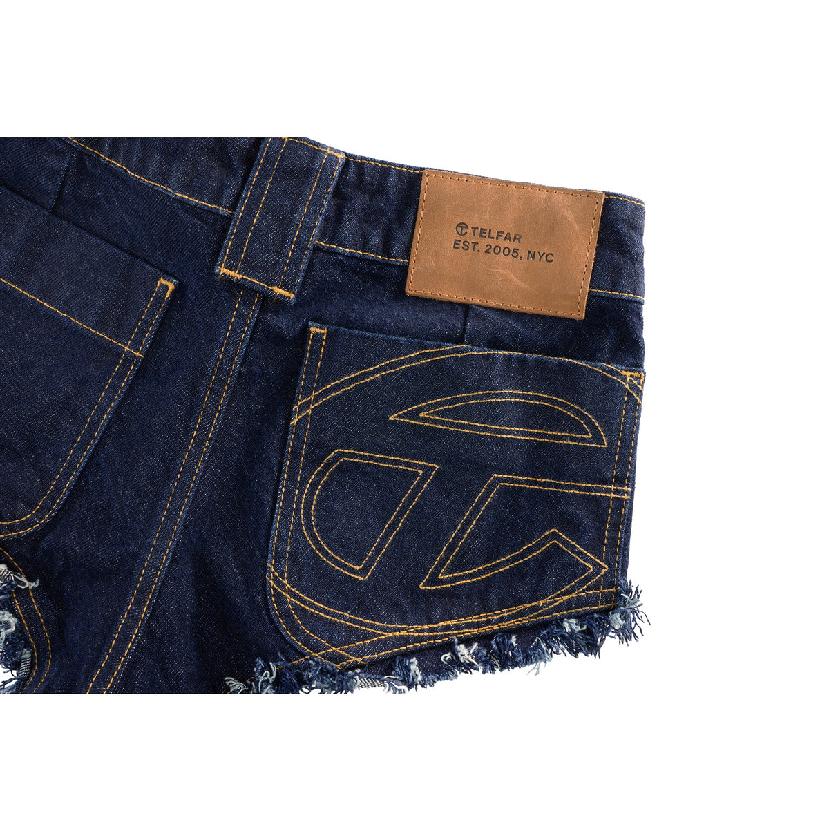 Raw Thigh Hole Bell Bottom Jean - Blue - Pants & Shorts