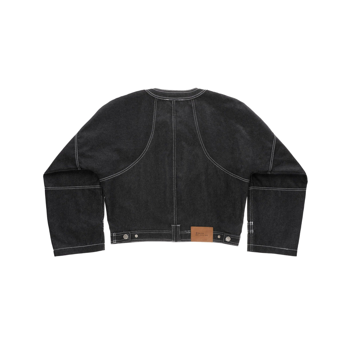 Sharkskin Denim Racer - Black - Tops & T-Shirts