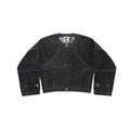 Sharkskin Denim Racer - Black - Tops & T-Shirts