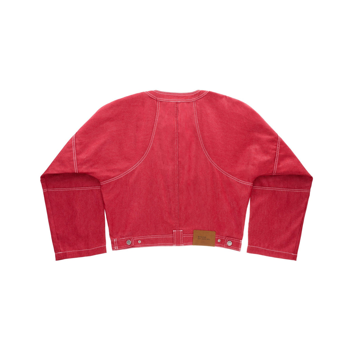 Sharkskin Denim Racer - Red - Tops & T-Shirts