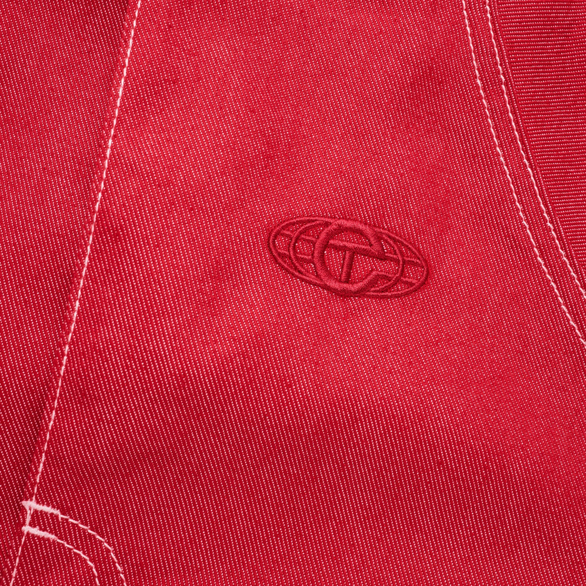Sharkskin Denim Racer - Red - Tops & T-Shirts