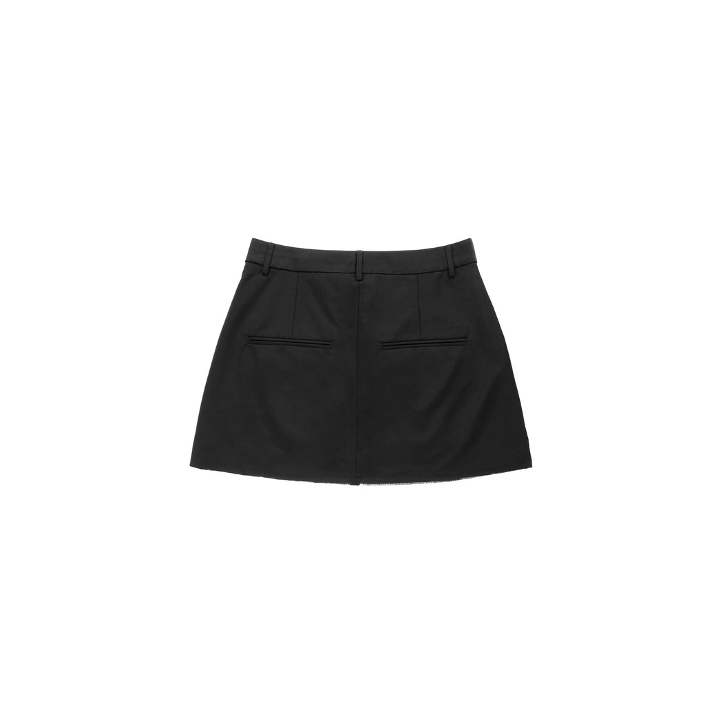 Reversible Short Skirt - Black - Dresses & Skirts