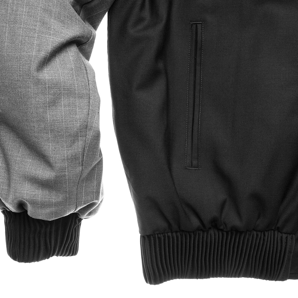Reversible Varsity Suit Jacket - Black/Grey/White - Jackets & Outerwear