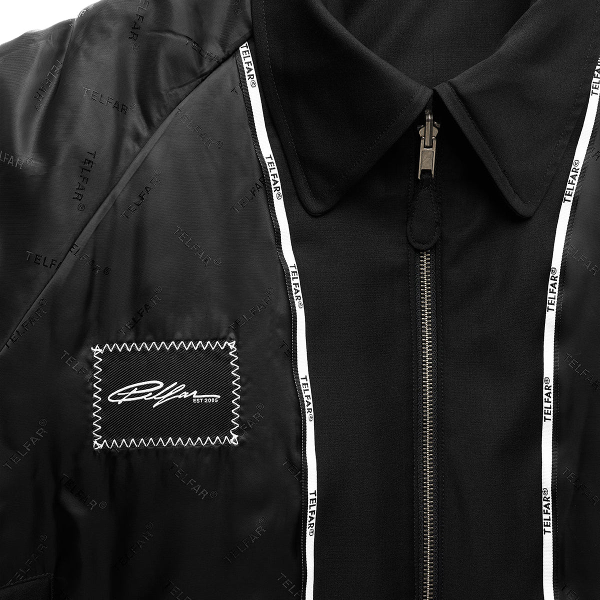 Reversible Varsity Suit Jacket - Black/Grey/White - Jackets & Outerwear