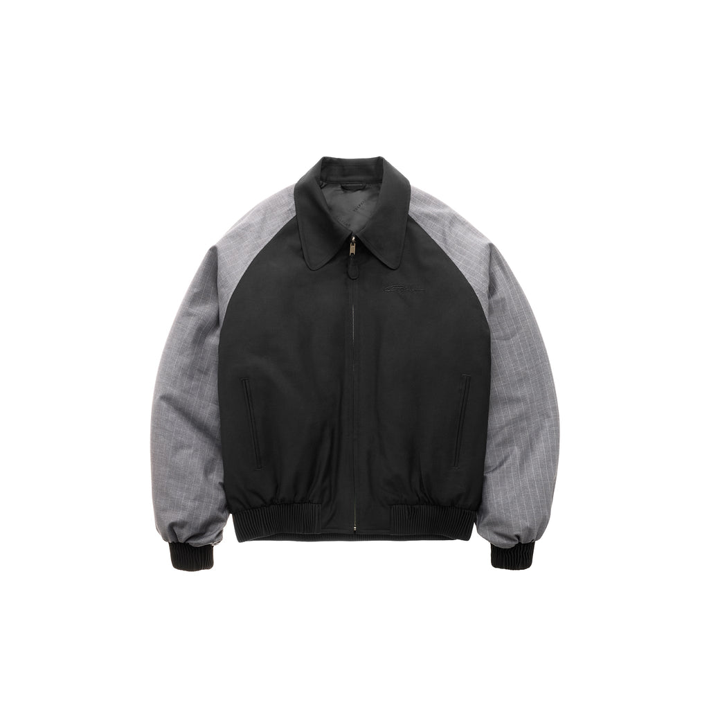 Reversible Varsity Suit Jacket - Black/Grey/White - Jackets & Outerwear