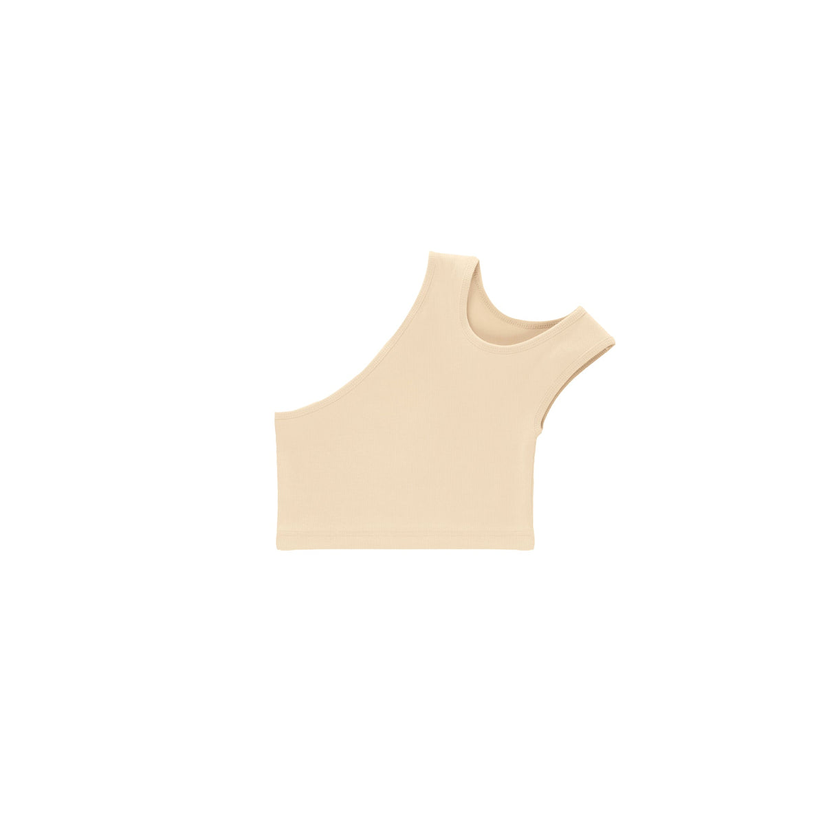 Cropped Half Tank - Cream - Tops & T-Shirts