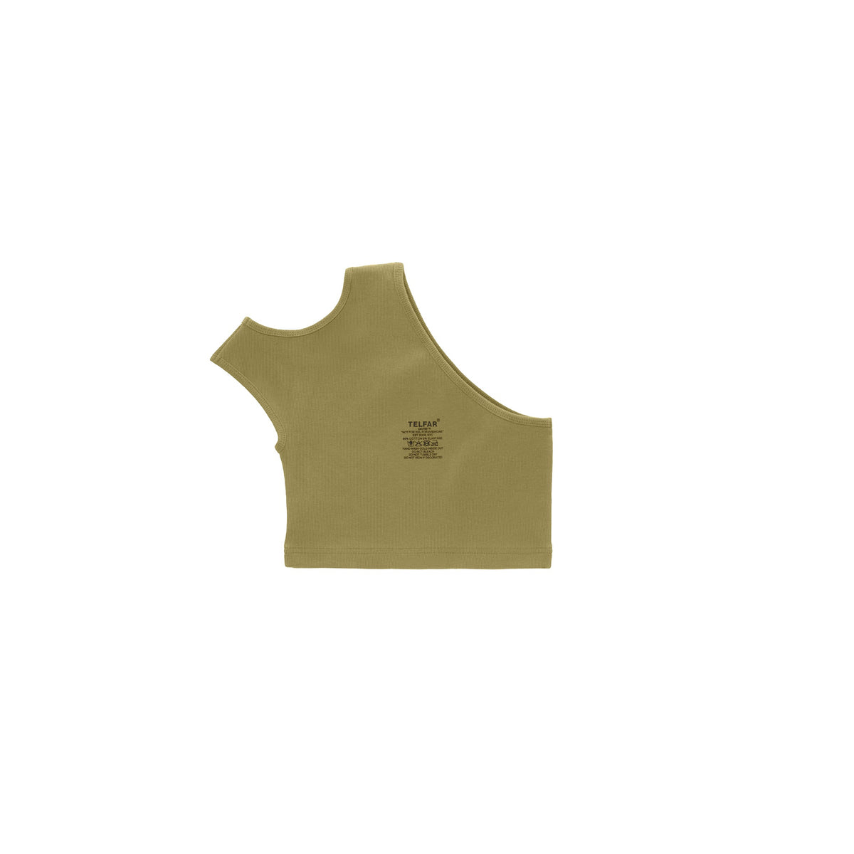 Cropped Half Tank - Drab - Tops & T-Shirts