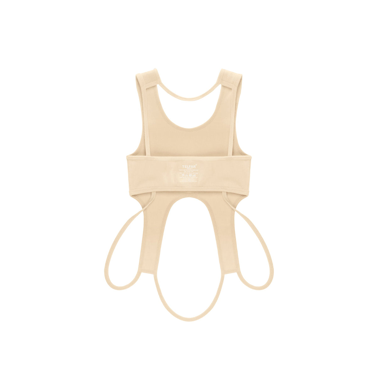 Infinity Cropped Halter - Cream - Tops & T-Shirts