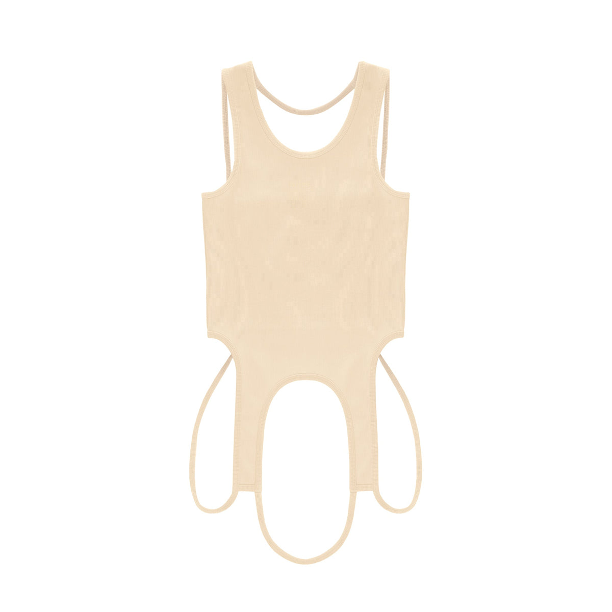 Infinity Halter Tank - Cream - Tops & T-Shirts
