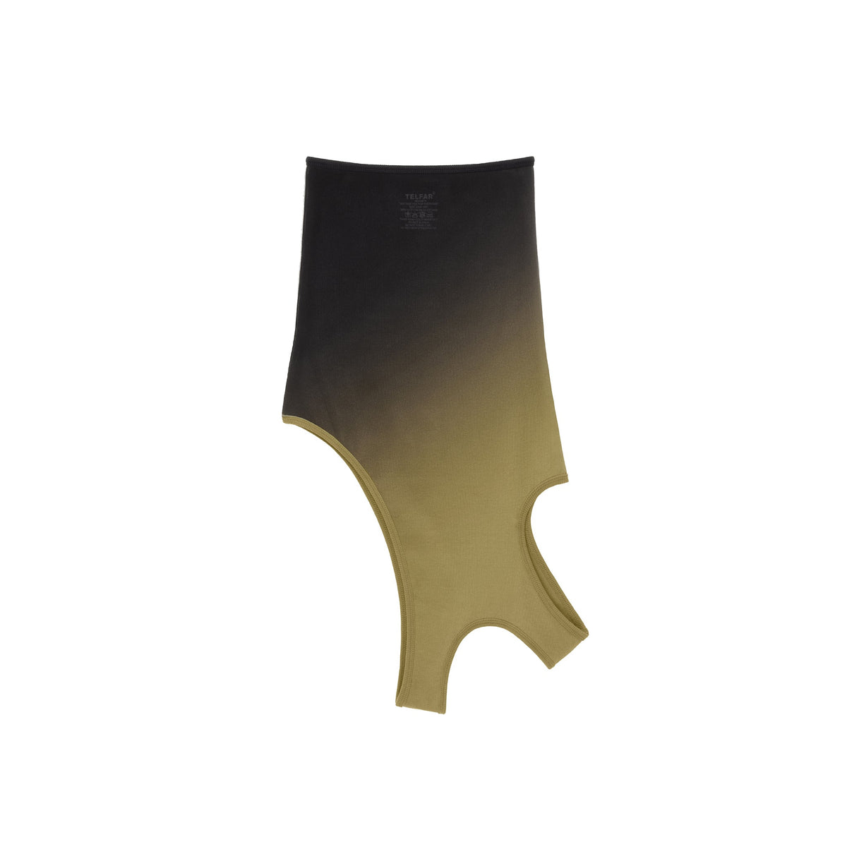 Ombre Half Tank Skirt - Black/Drab - Dresses & Skirts