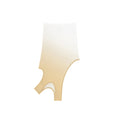 Ombre Half Tank Skirt - White/Cream - Dresses & Skirts