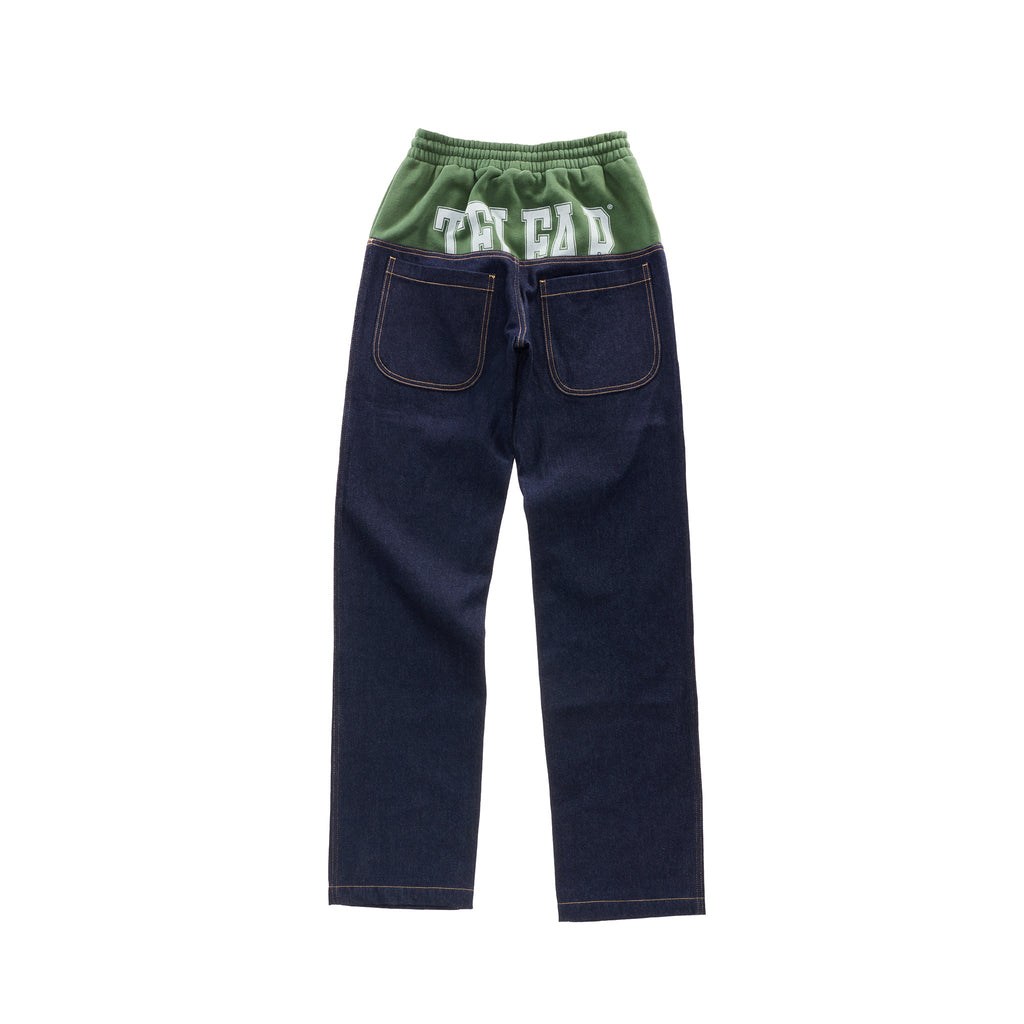 Saggy Sweat Jean - Blue/Drab - Pants & Shorts