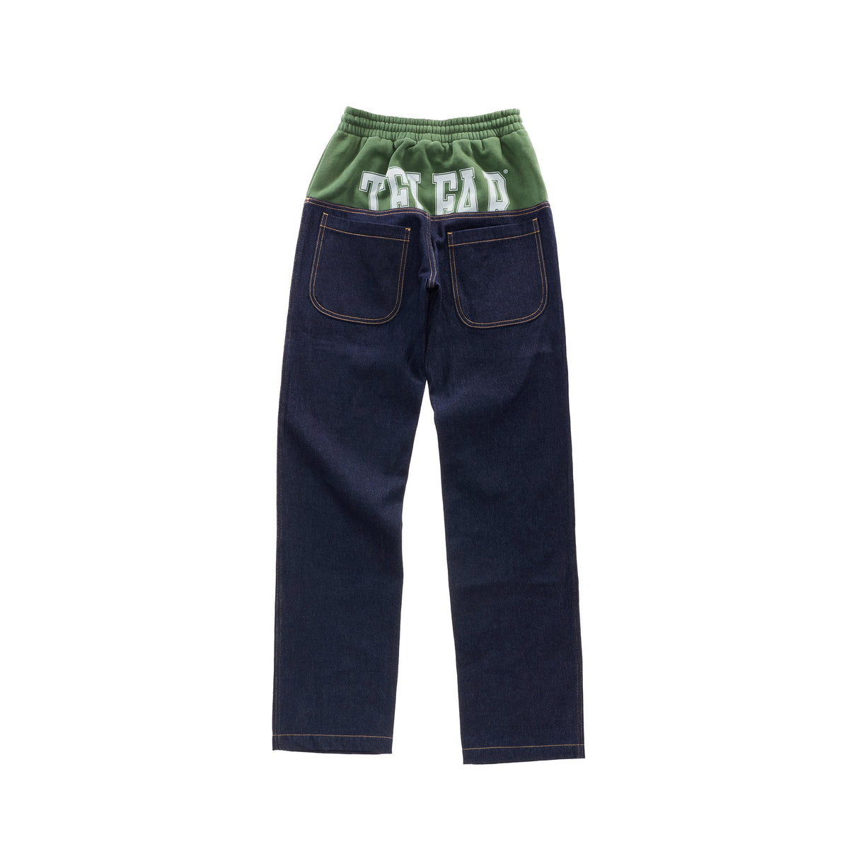 Saggy Sweat Jean - Blue/Drab - Pants & Shorts