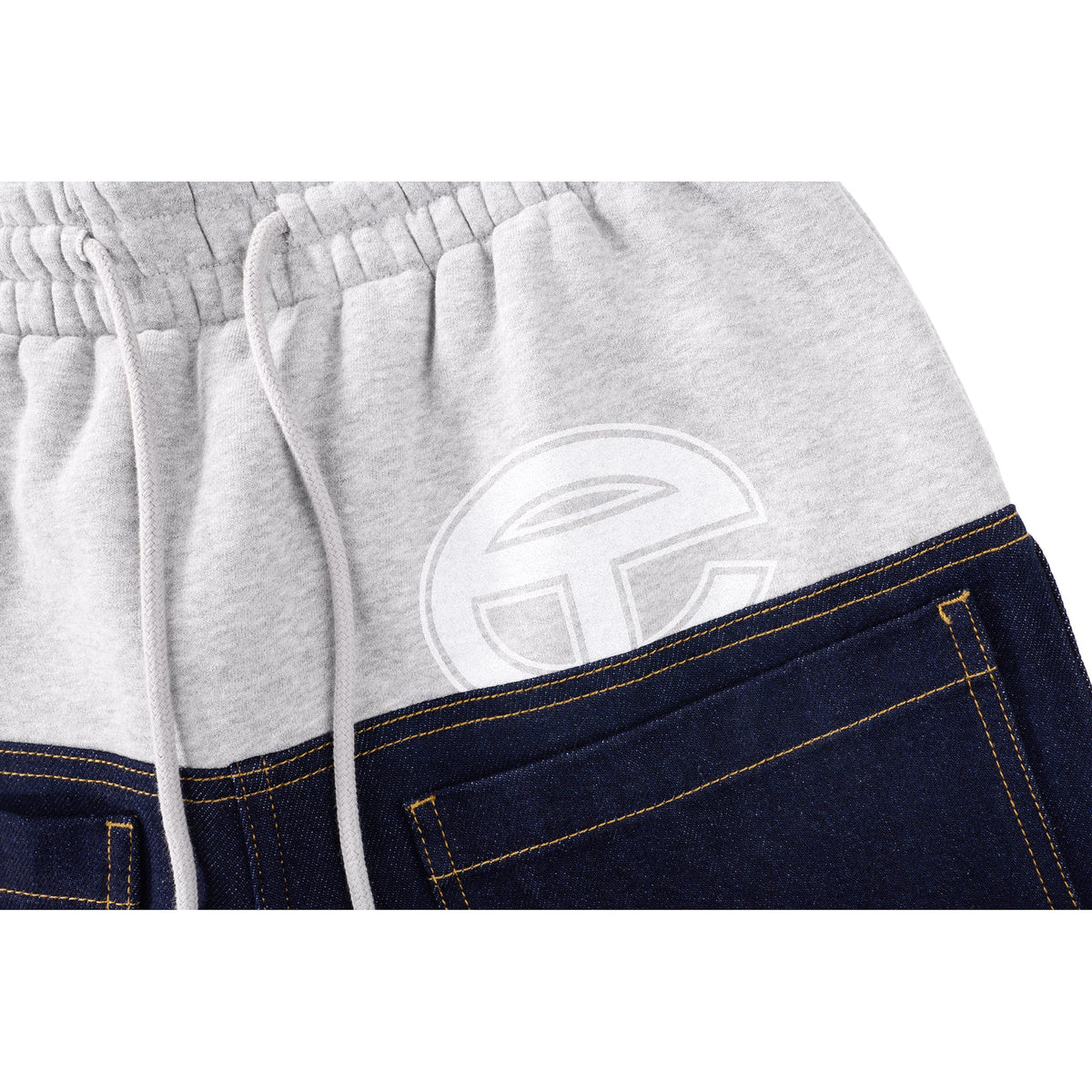 Saggy Sweat Jean - Blue/Heather Grey - Pants & Shorts