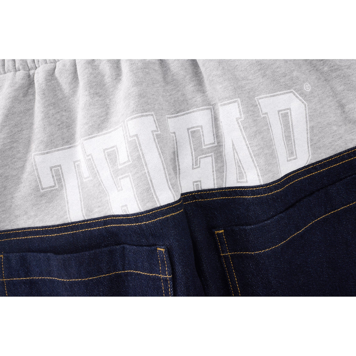 Saggy Sweat Jean - Blue/Heather Grey - Pants & Shorts