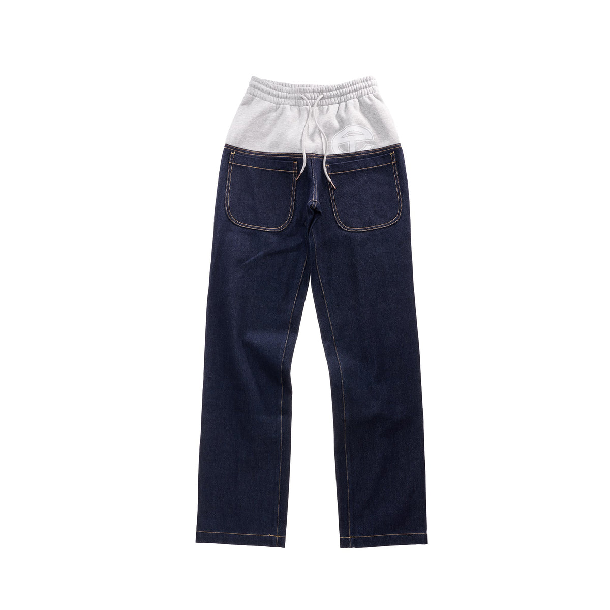 Saggy Sweat Jean - Blue/Heather Grey - Pants & Shorts