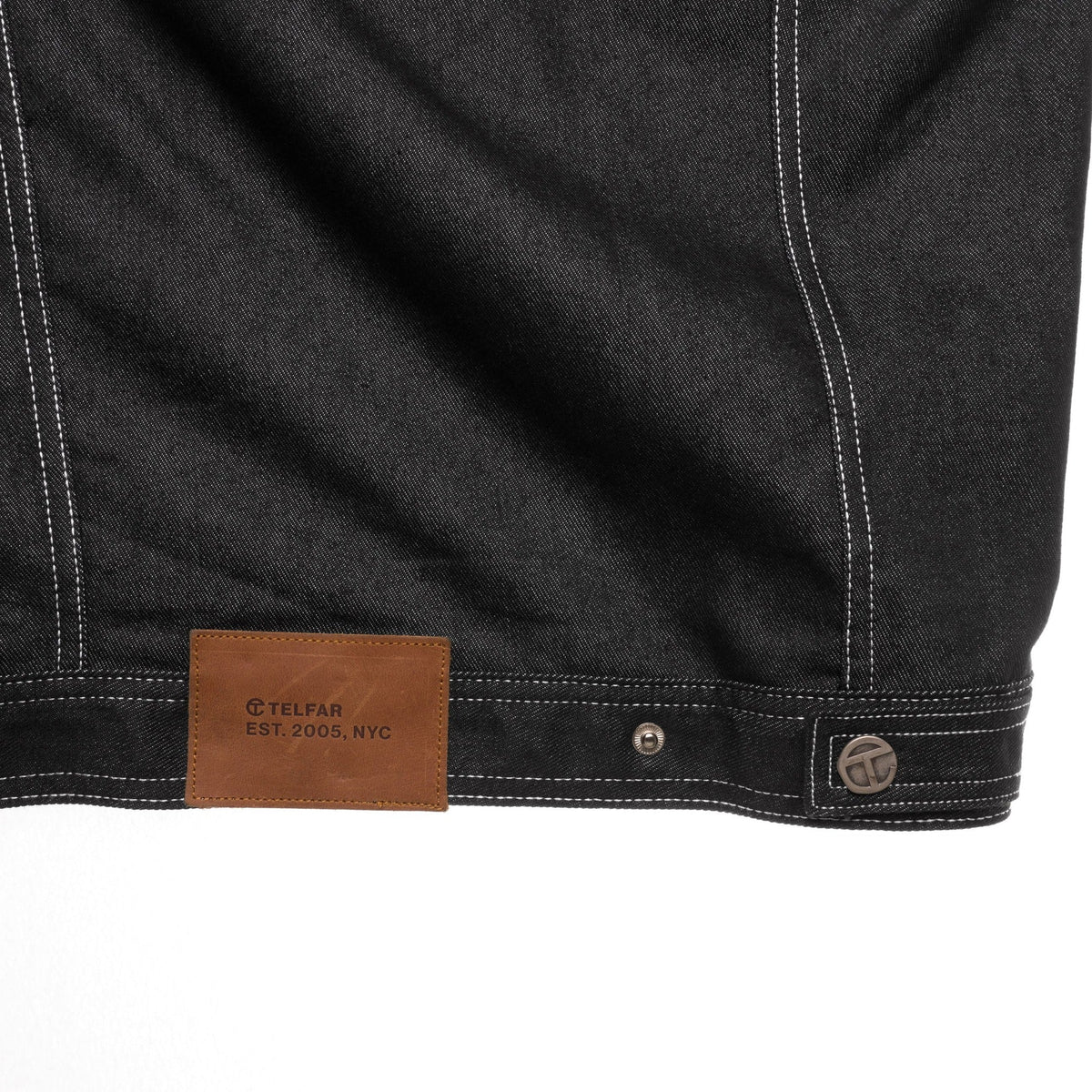 Sharkskin Cowl-Neck Coat - Black - Jackets & Outerwear