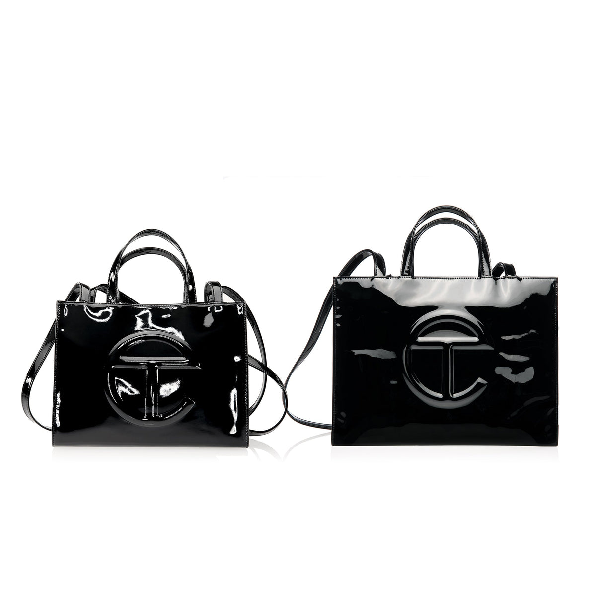 Shmedium Shopping Bag - Black Patent - Shopping Bags & Shoppers