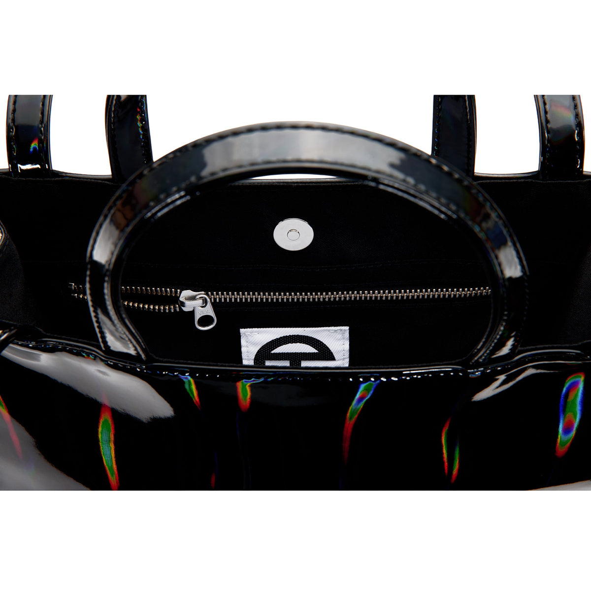 Shmedium Shopping Bag - Black Rainbow - Shopping Bags & Shoppers