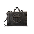 Large Denim Shopper - Black - Shopping Bags & Shoppers