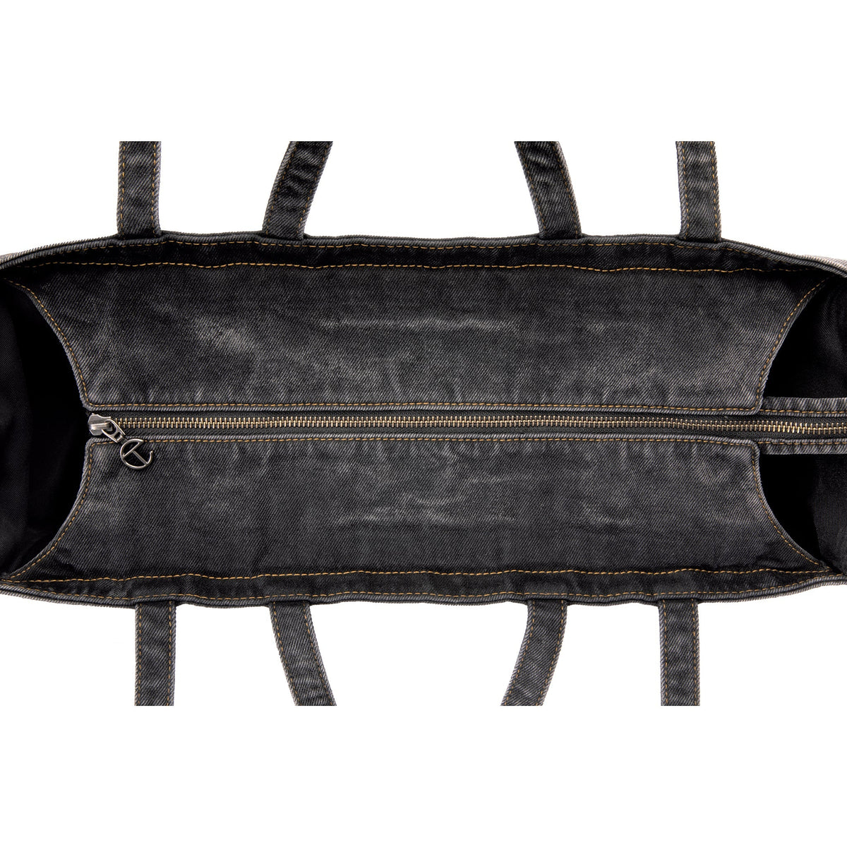 Large Denim Shopper - Black - Shopping Bags & Shoppers