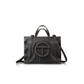 Medium Denim Shopper - Black - Shopping Bags & Shoppers