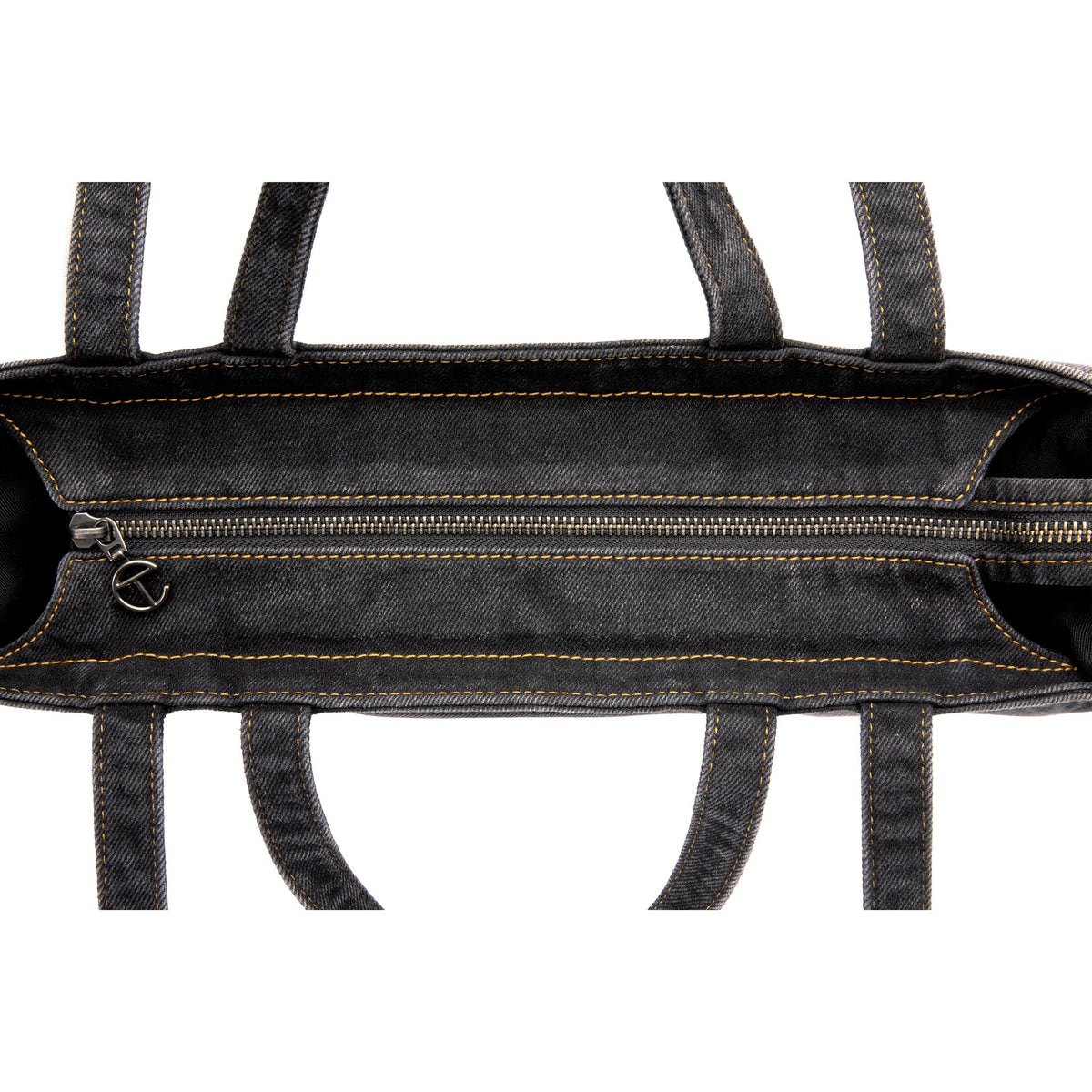 Medium Denim Shopper - Black - Shopping Bags & Shoppers