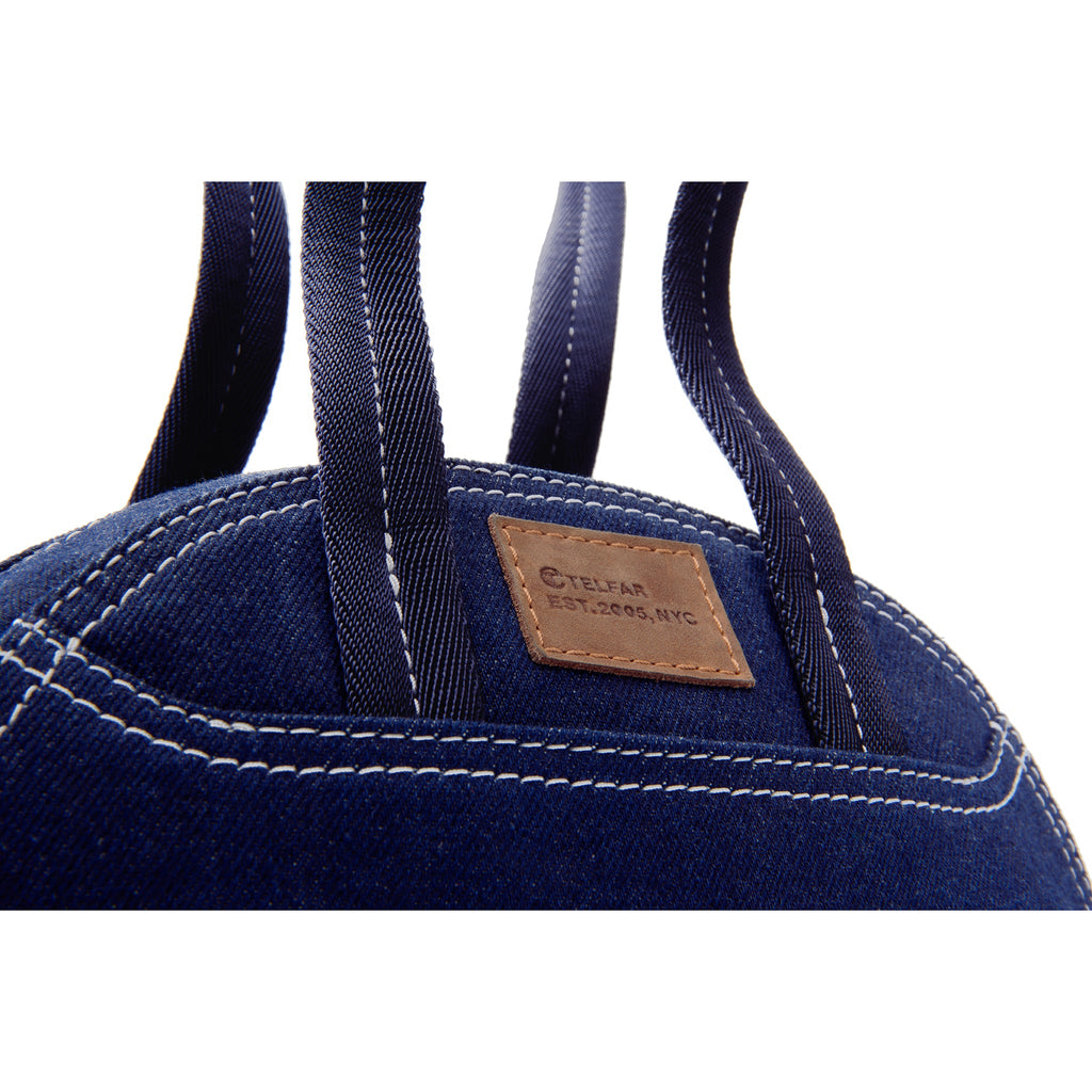 Small Denim Dumpling - Blue - Dumpling Bags