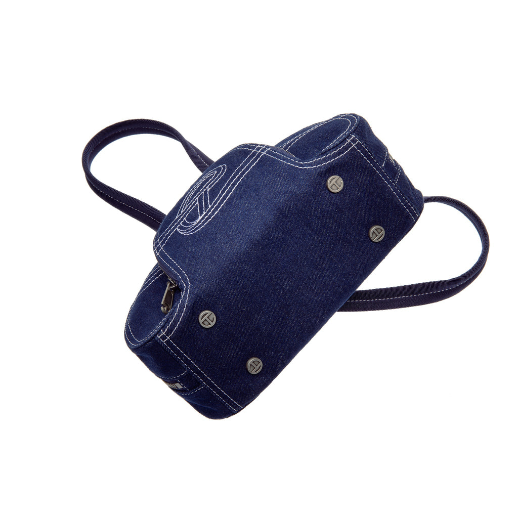 Small Denim Dumpling - Blue - Dumpling Bags