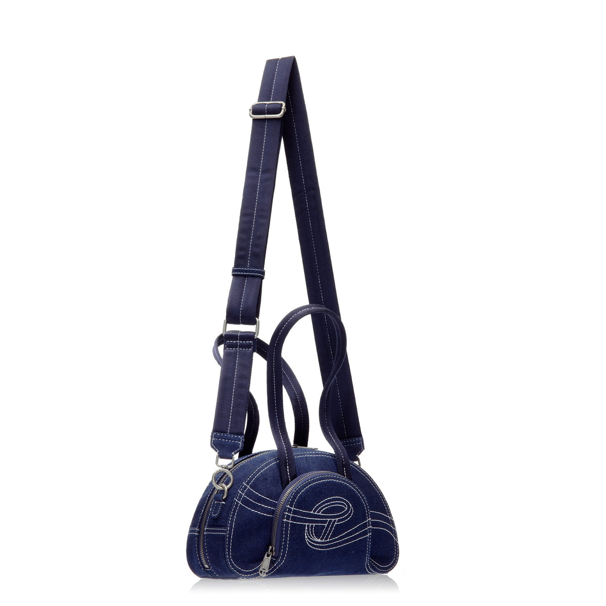 Small Denim Dumpling - Blue - Dumpling Bags