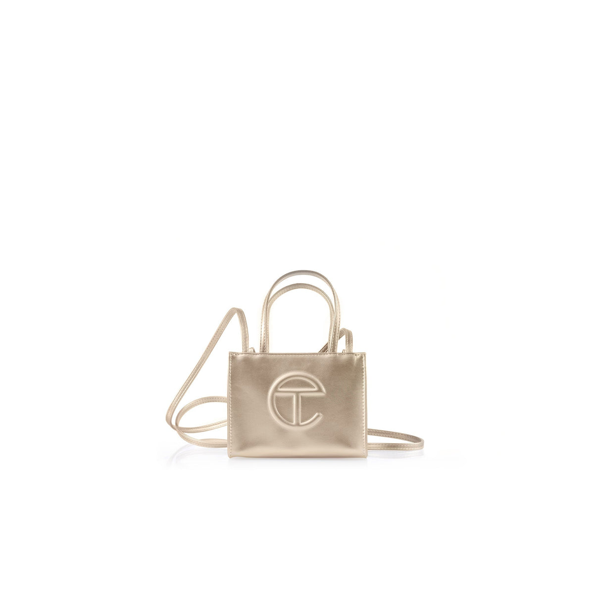 Small Shopping Bag - Gold - Shopping Bags & Shoppers