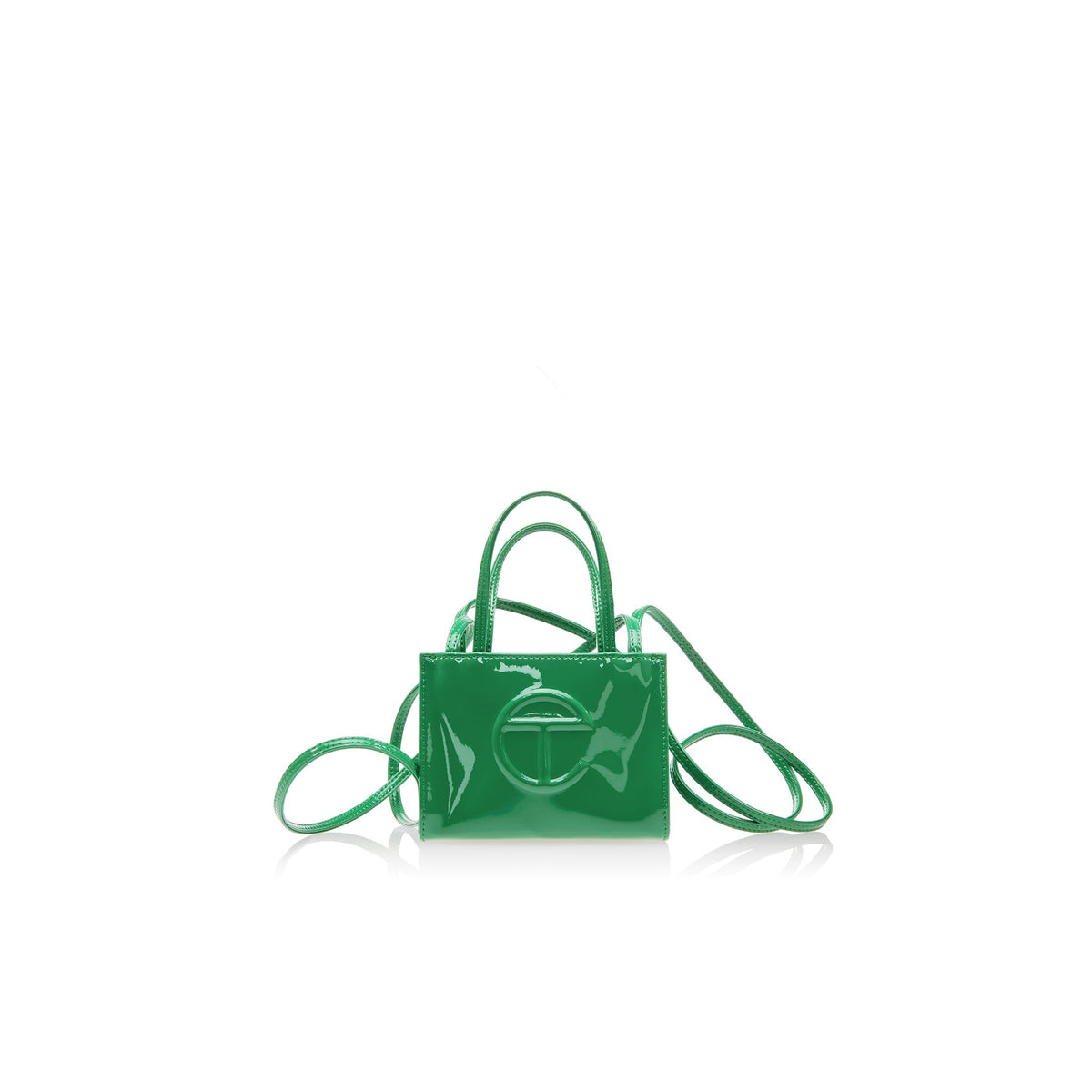 Small Shopping Bag - Greenscreen Patent - Shopping Bags & Shoppers