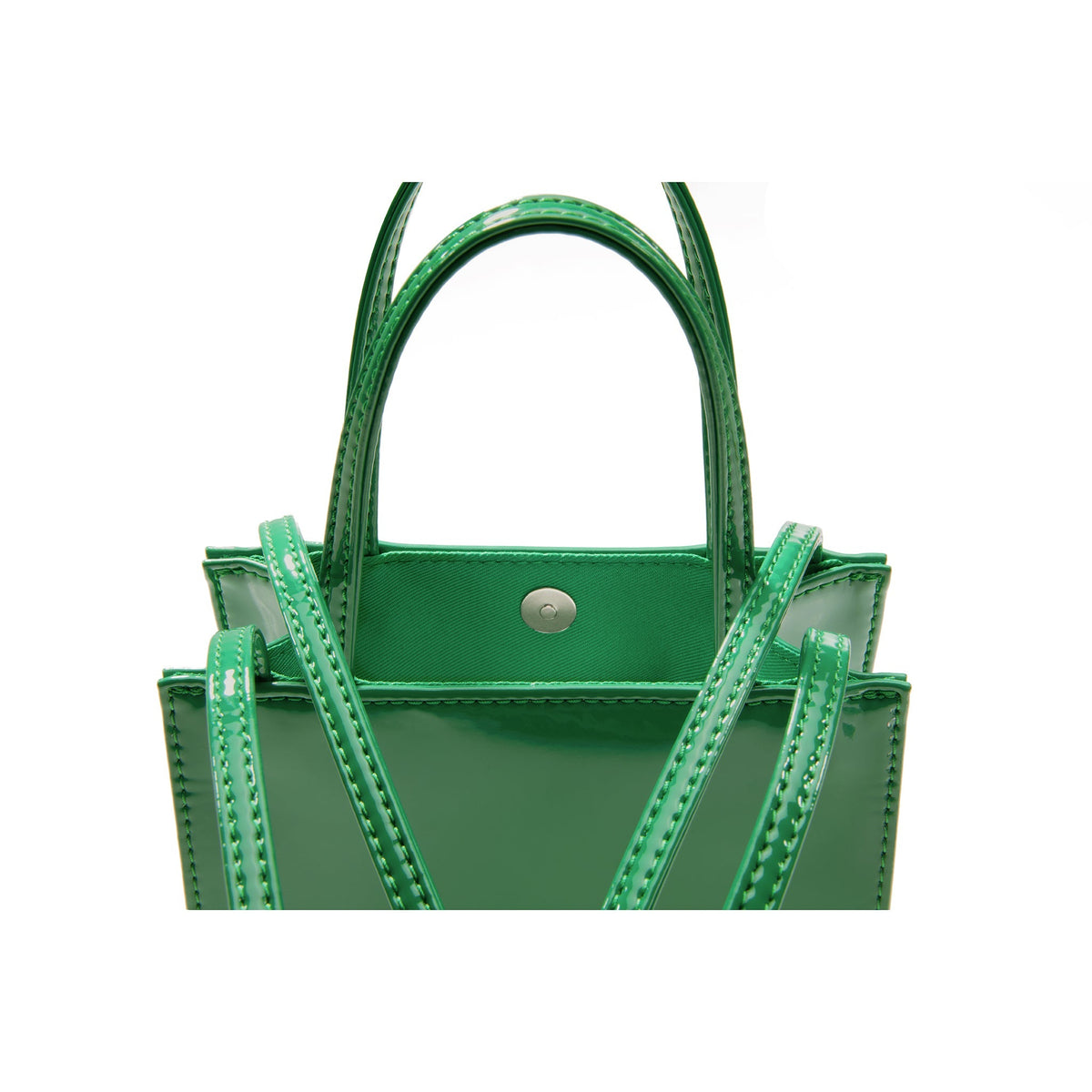 Small Shopping Bag - Greenscreen Patent - Shopping Bags & Shoppers