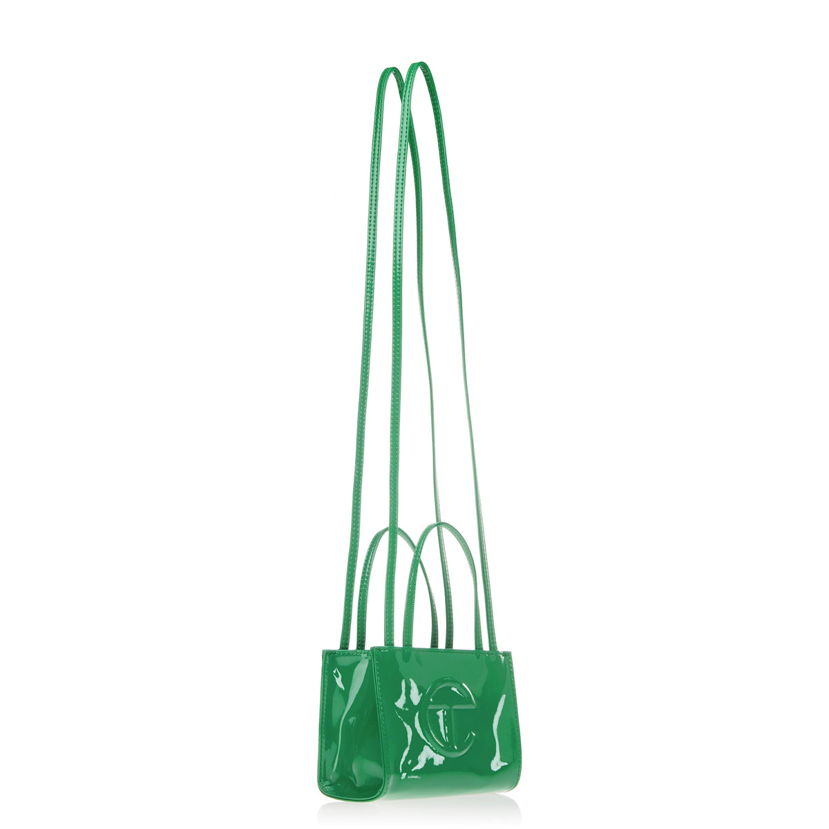 Small Shopping Bag - Greenscreen Patent - Shopping Bags & Shoppers