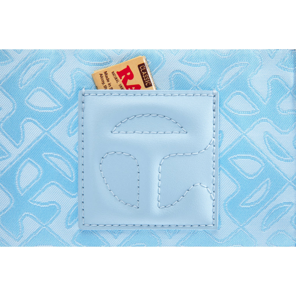 Small Jacquard Shopper - Pool Blue Monogram - Shopping Bags & Shoppers