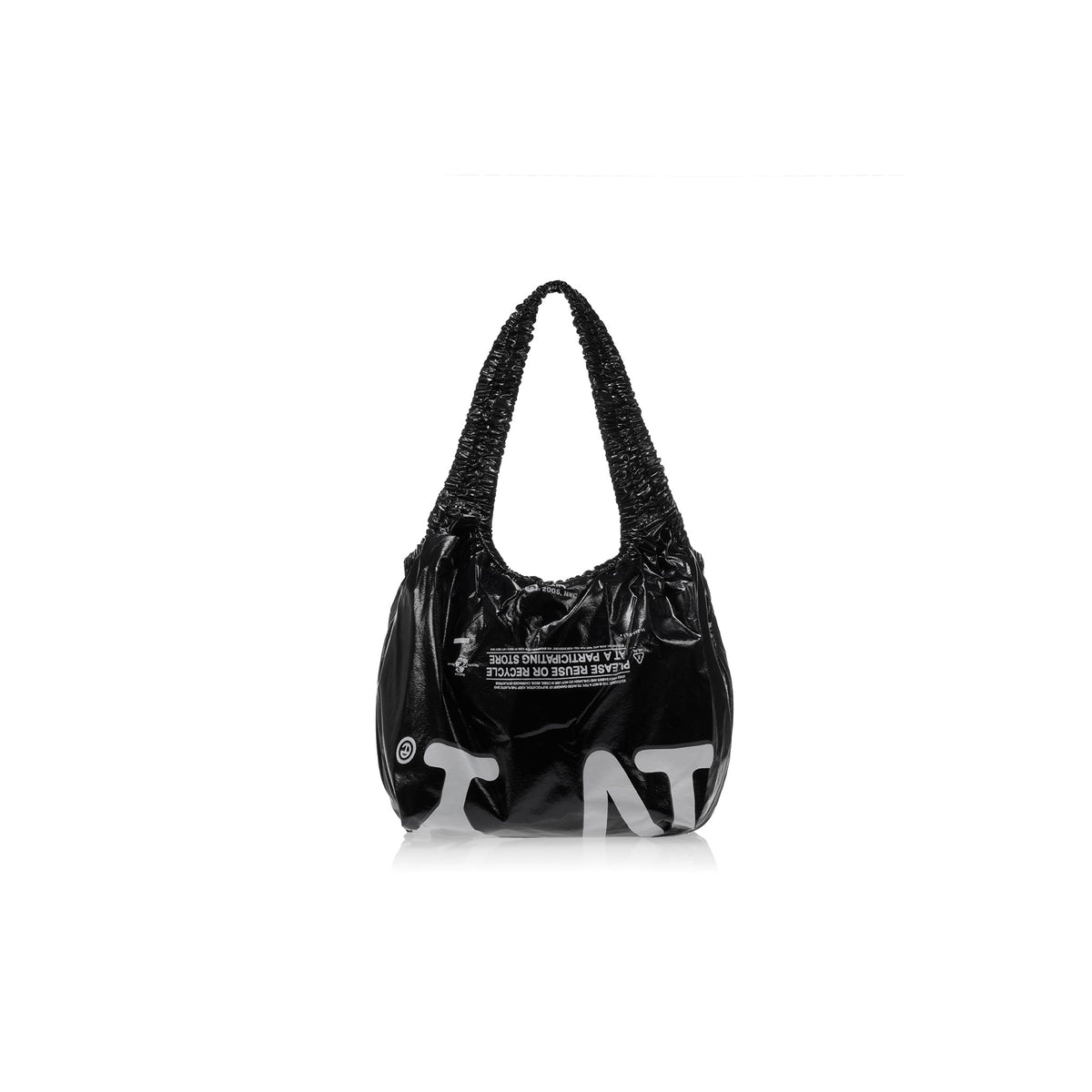 Micro Telfar New York Plastic Bag - Black - Plastic Bags